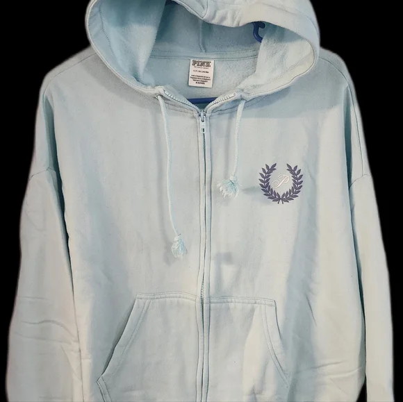 Pink- Vicroria Secret- Opal Blue- Sweatshirt/Sweatpants/Shirt Bundle - Picture 3 of 6